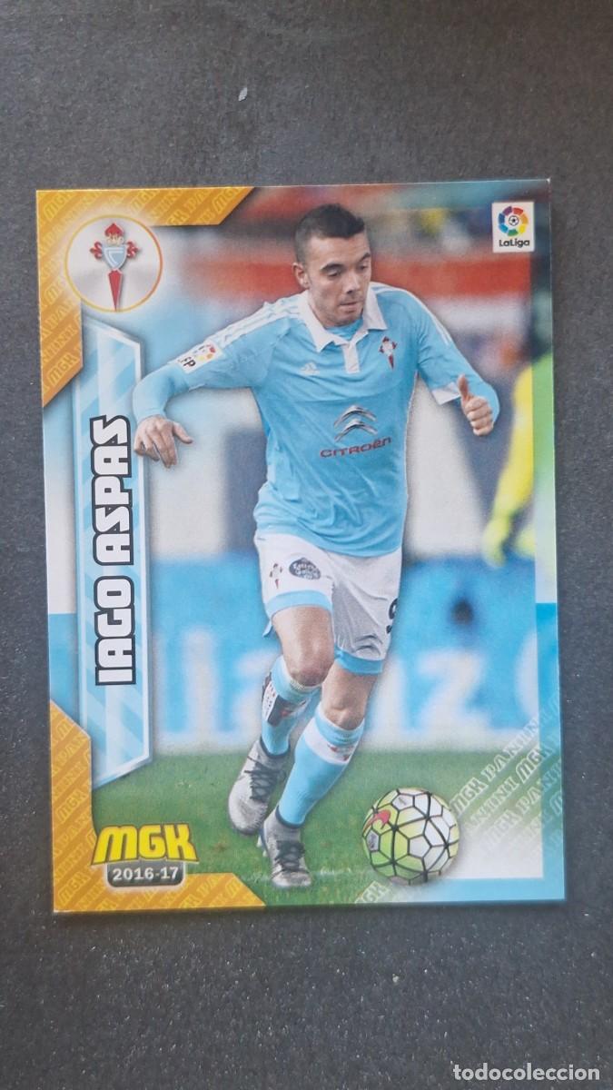 Cromos de f&uacute;tbol: L1 IAGO ASPAS CELTA DE VIGO 153 PANINI MEGACRACKS 2016 2017 16 17