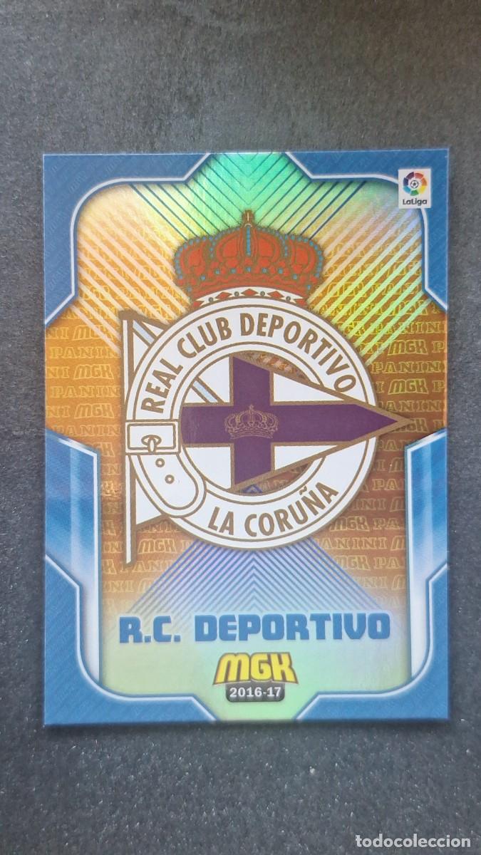 Cromos de f&uacute;tbol: L1 ESCUDO DEPORTIVO DE LA CORU&Ntilde;A 163 PANINI MEGACRACKS 2016 2017 16 17