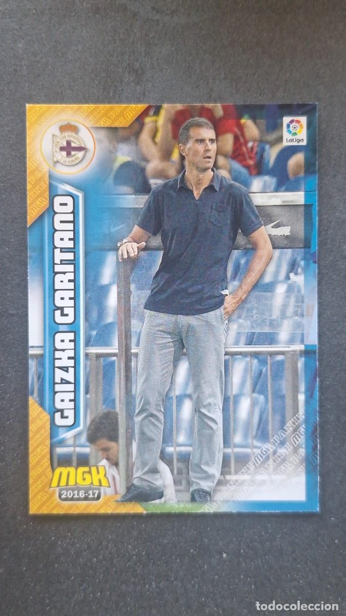 Cromos de f&uacute;tbol: L1 GAIZKA GARITANO ENTRENADOR DEPORTIVO DE LA CORU&Ntilde;A 164 PANINI MEGACRACKS 2016 2017 16 17