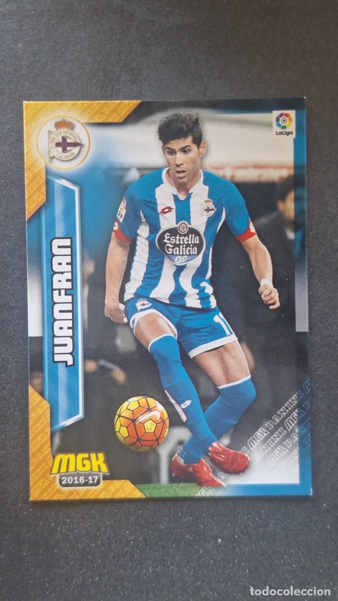 Cromos de f&uacute;tbol: L1 JUANFRAN DEPORTIVO DE LA CORU&Ntilde;A 168 PANINI MEGACRACKS 2016 2017 16 17