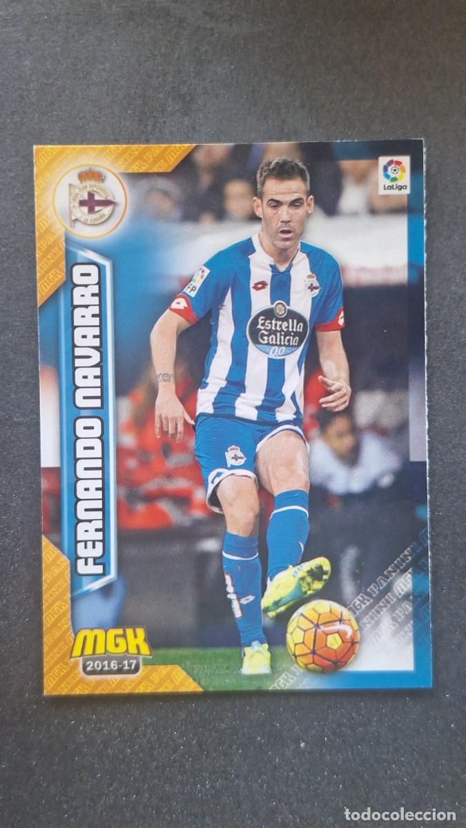 Cromos de f&uacute;tbol: L1 FERNANDO NAVARRO DEPORTIVO DE LA CORU&Ntilde;A 172 PANINI MEGACRACKS 2016 2017 16 17