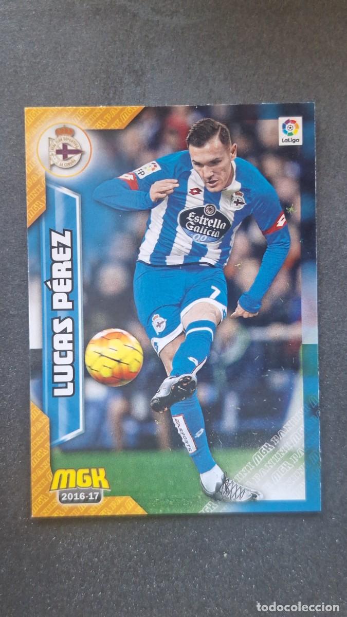 Cromos de f&uacute;tbol: L1 LUCAS PEREZ DEPORTIVO DE LA CORU&Ntilde;A 182 PANINI MEGACRACKS 2016 2017 16 17