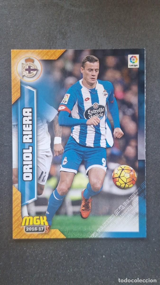 Cromos de f&uacute;tbol: L1 ORIOL RIERA DEPORTIVO DE LA CORU&Ntilde;A 183 PANINI MEGACRACKS 2016 2017 16 17