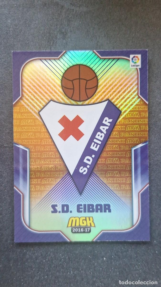 Cromos de f&uacute;tbol: L1 ESCUDO S. D. EIBAR 190 PANINI MEGACRACKS 2016 2017 16 17