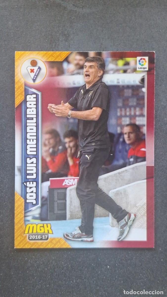 Cromos de f&uacute;tbol: L1 JOSE LUIS MENDILIBAR ENTRENADOR S. D. EIBAR 191 PANINI MEGACRACKS 2016 2017 16 17