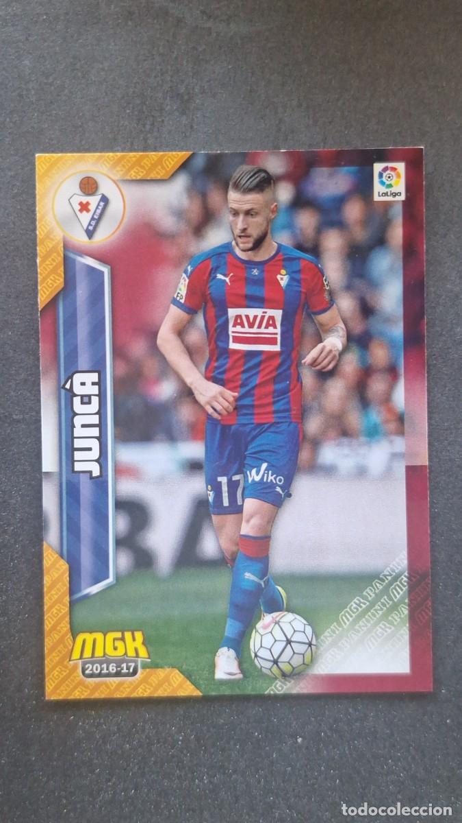 Cromos de f&uacute;tbol: L1 JUNCA S. D. EIBAR 198 PANINI MEGACRACKS 2016 2017 16 17