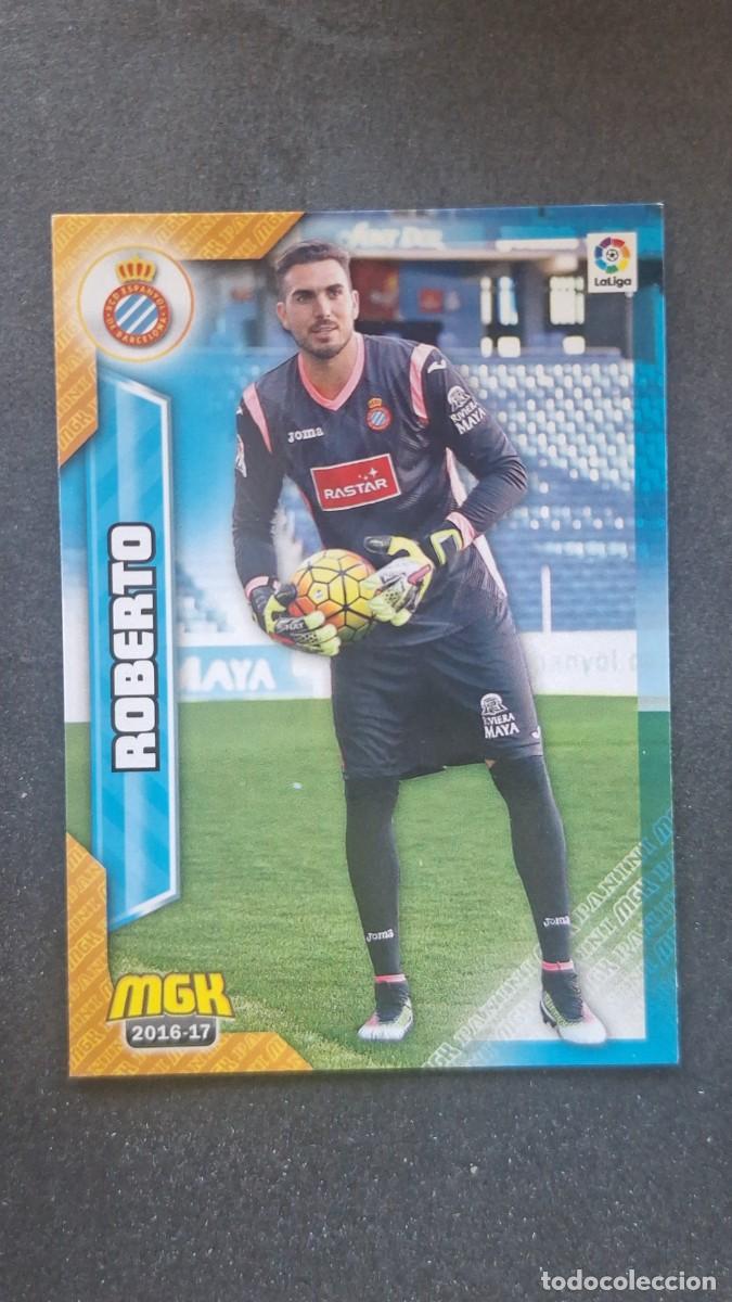 Cromos de f&uacute;tbol: L1 ROBERTO R. C. D. ESPA&Ntilde;OL 219 PANINI MEGACRACKS 2016 2017 16 17