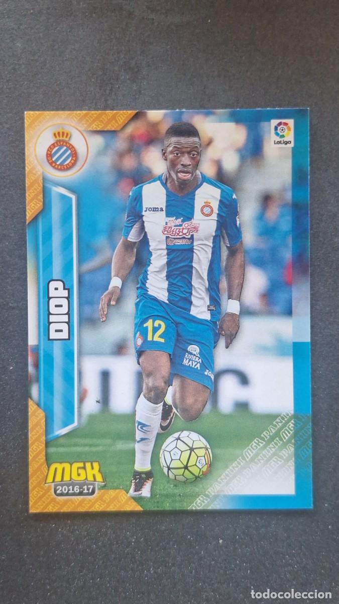 Cromos de f&uacute;tbol: L1 DIOP R. C. D. ESPA&Ntilde;OL 228 PANINI MEGACRACKS 2016 2017 16 17