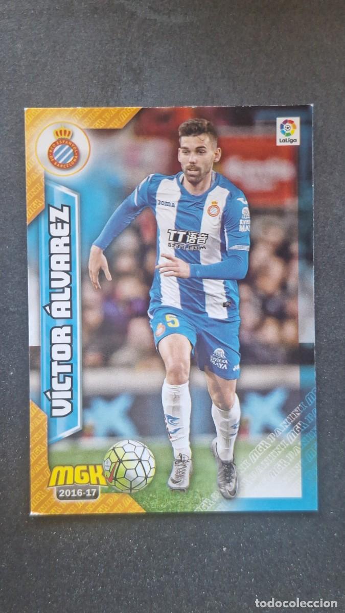 Cromos de f&uacute;tbol: L1 VICTOR ALVAREZ R. C. D. ESPA&Ntilde;OL 230 PANINI MEGACRACKS 2016 2017 16 17