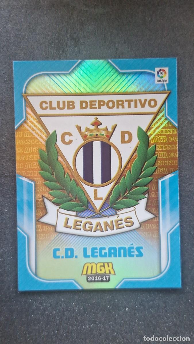 Cromos de f&uacute;tbol: L1 ESCUDO C. D. LEGANES 298 PANINI MEGACRACKS 2016 2017 16 17