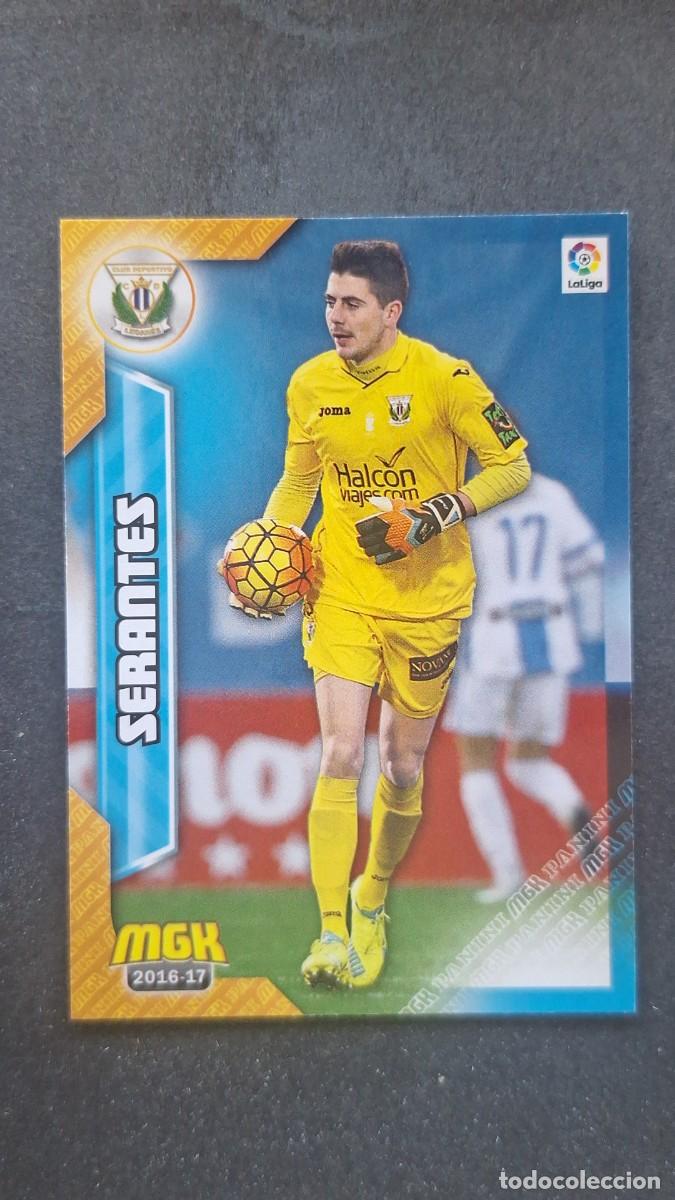 Cromos de f&uacute;tbol: L1 SERANTES C. D. LEGANES 300 PANINI MEGACRACKS 2016 2017 16 17