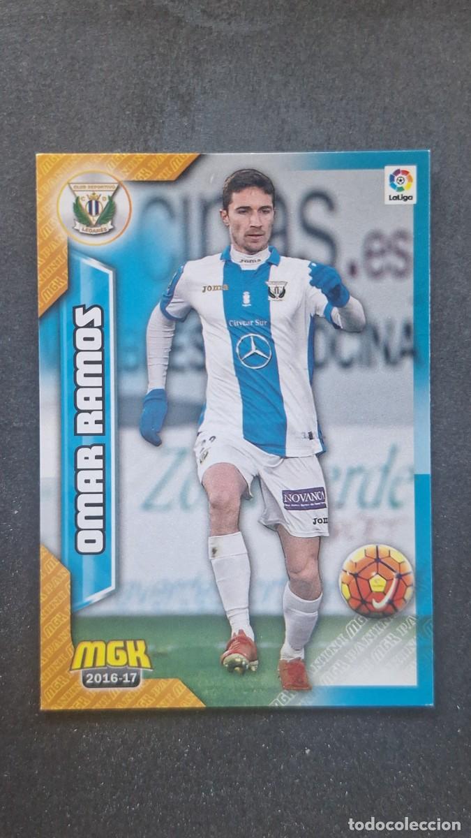 Cromos de f&uacute;tbol: L1 OMAR RAMOS C. D. LEGANES 313 PANINI MEGACRACKS 2016 2017 16 17