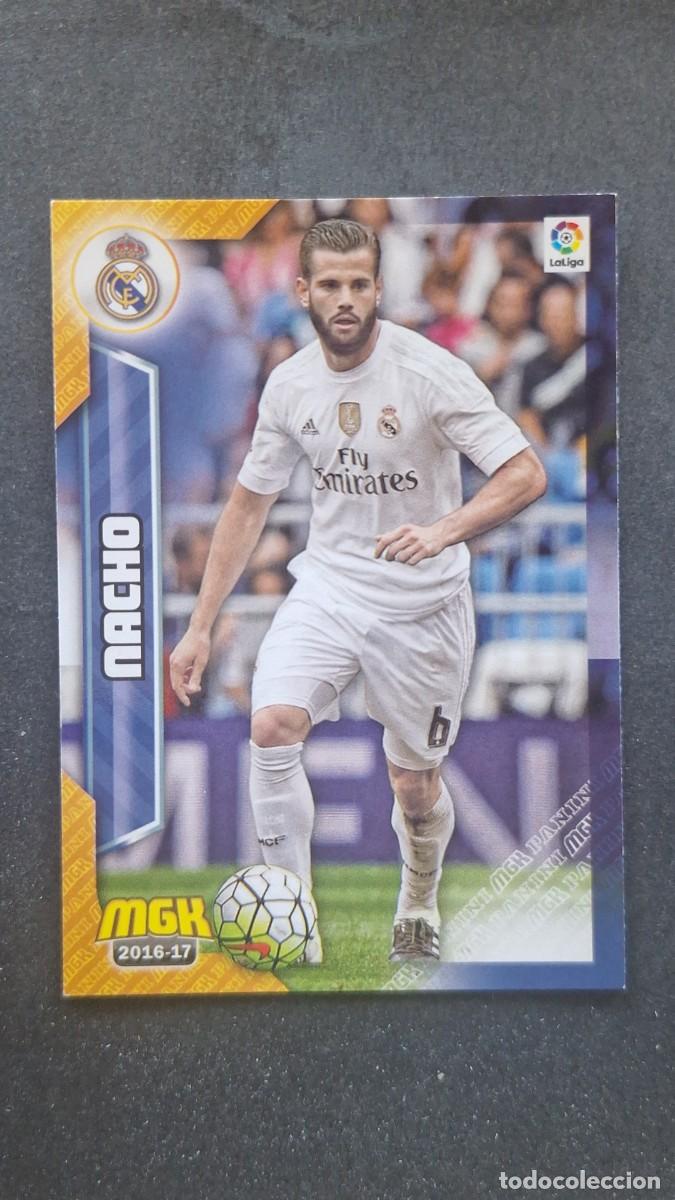 Cromos de f&uacute;tbol: L1 NACHO REAL MADRID 334 PANINI MEGACRACKS 2016 2017 16 17