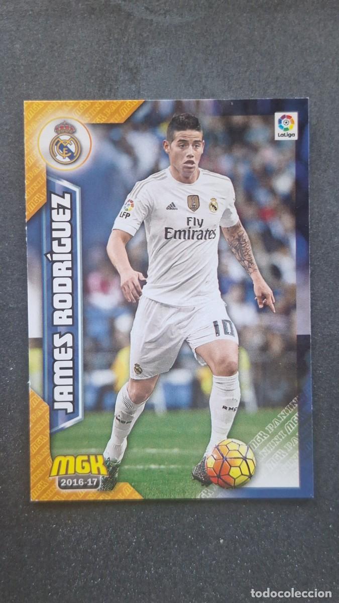 Cromos de f&uacute;tbol: L1 JAMES RODRIGUEZ REAL MADRID 340 PANINI MEGACRACKS 2016 2017 16 17