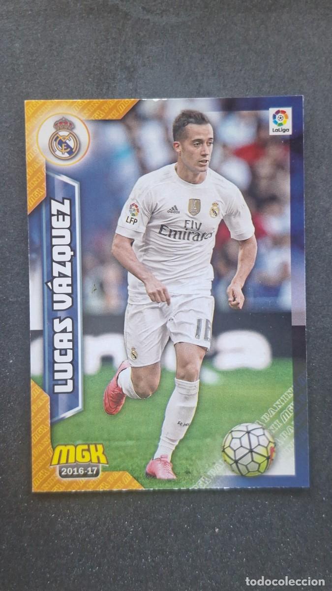 Cromos de f&uacute;tbol: L1 LUCAS VAZQUEZ REAL MADRID 343 PANINI MEGACRACKS 2016 2017 16 17