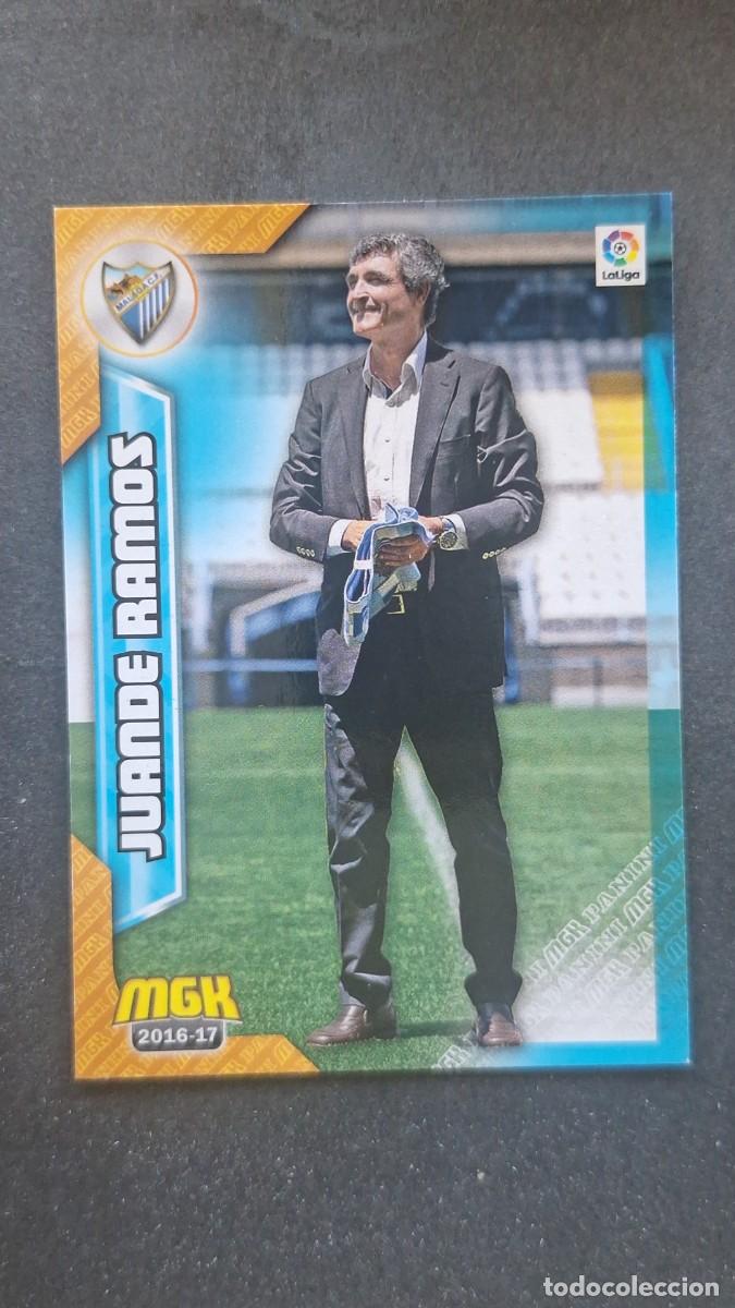 Cromos de f&uacute;tbol: L1 JUANDE RAMOS ENTRENADOR MALAGA C. F. 353 PANINI MEGACRACKS 2016 2017 16 17