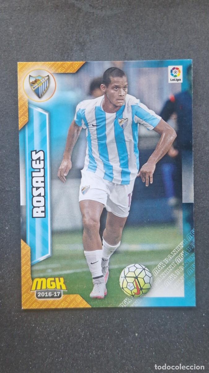 Cromos de f&uacute;tbol: L1 ROSALES MALAGA C. F. 356 PANINI MEGACRACKS 2016 2017 16 17