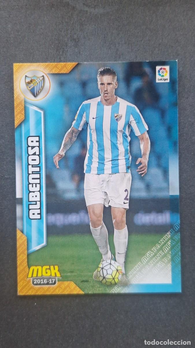 Cromos de f&uacute;tbol: L1 ALBENTOSA MALAGA C. F. 357 PANINI MEGACRACKS 2016 2017 16 17
