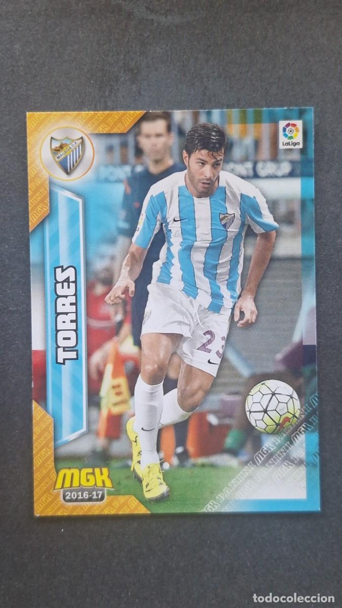 Cromos de f&uacute;tbol: L1 TORRES MALAGA C. F. 359 PANINI MEGACRACKS 2016 2017 16 17