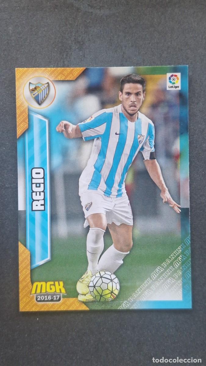 Cromos de f&uacute;tbol: L1 RECIO MALAGA C. F. 363 PANINI MEGACRACKS 2016 2017 16 17