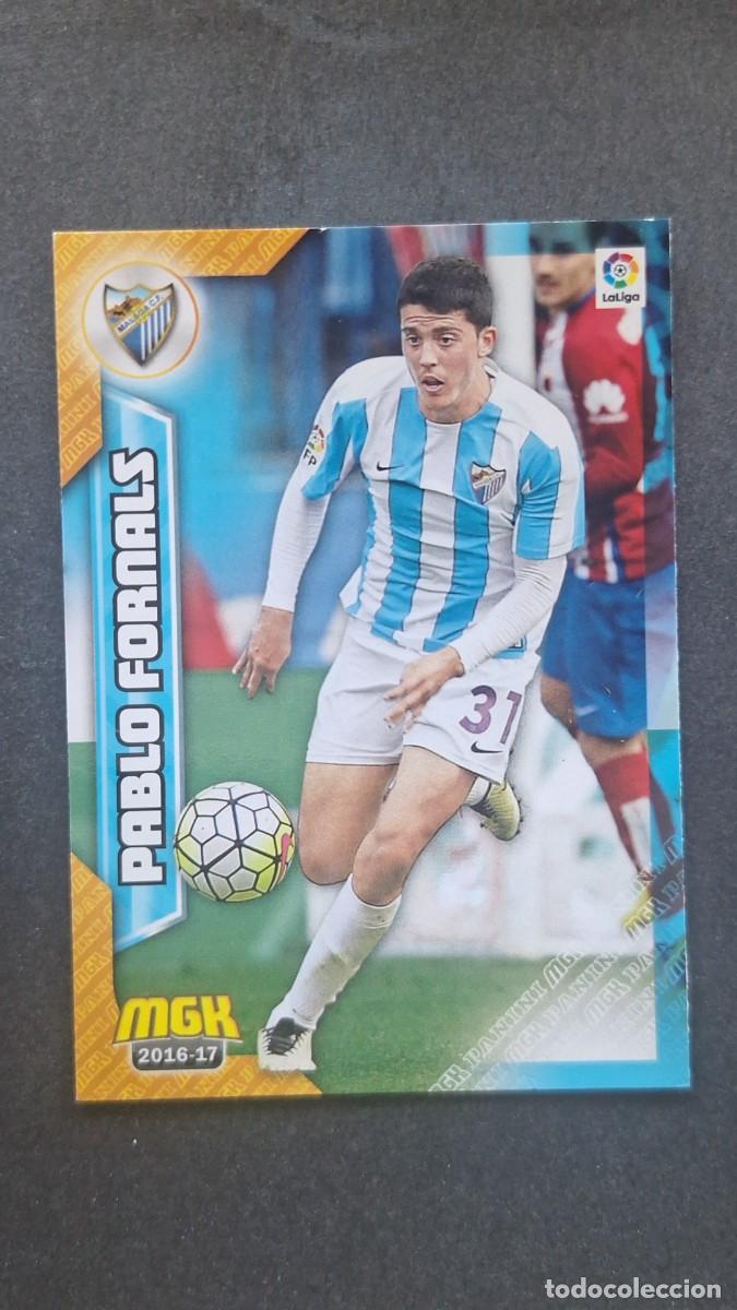 Cromos de f&uacute;tbol: L1 PABLO FORNALS MALAGA C. F. 365 PANINI MEGACRACKS 2016 2017 16 17