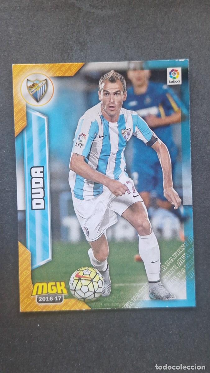 Cromos de f&uacute;tbol: L1 DUDA MALAGA C. F. 367 PANINI MEGACRACKS 2016 2017 16 17