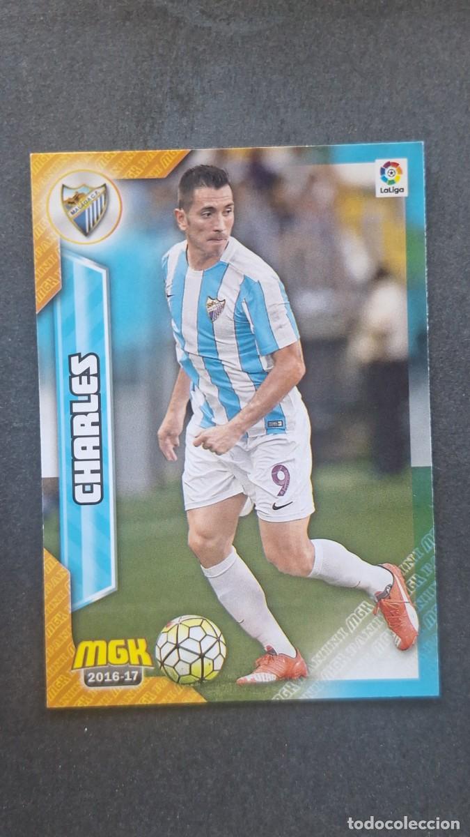 Cromos de f&uacute;tbol: L1 CHARLES MALAGA C. F. 370 PANINI MEGACRACKS 2016 2017 16 17