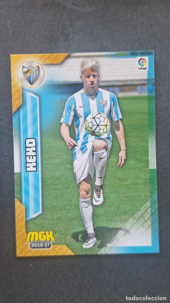 Cromos de f&uacute;tbol: L1 KEKO MALAGA C. F. 371 PANINI MEGACRACKS 2016 2017 16 17