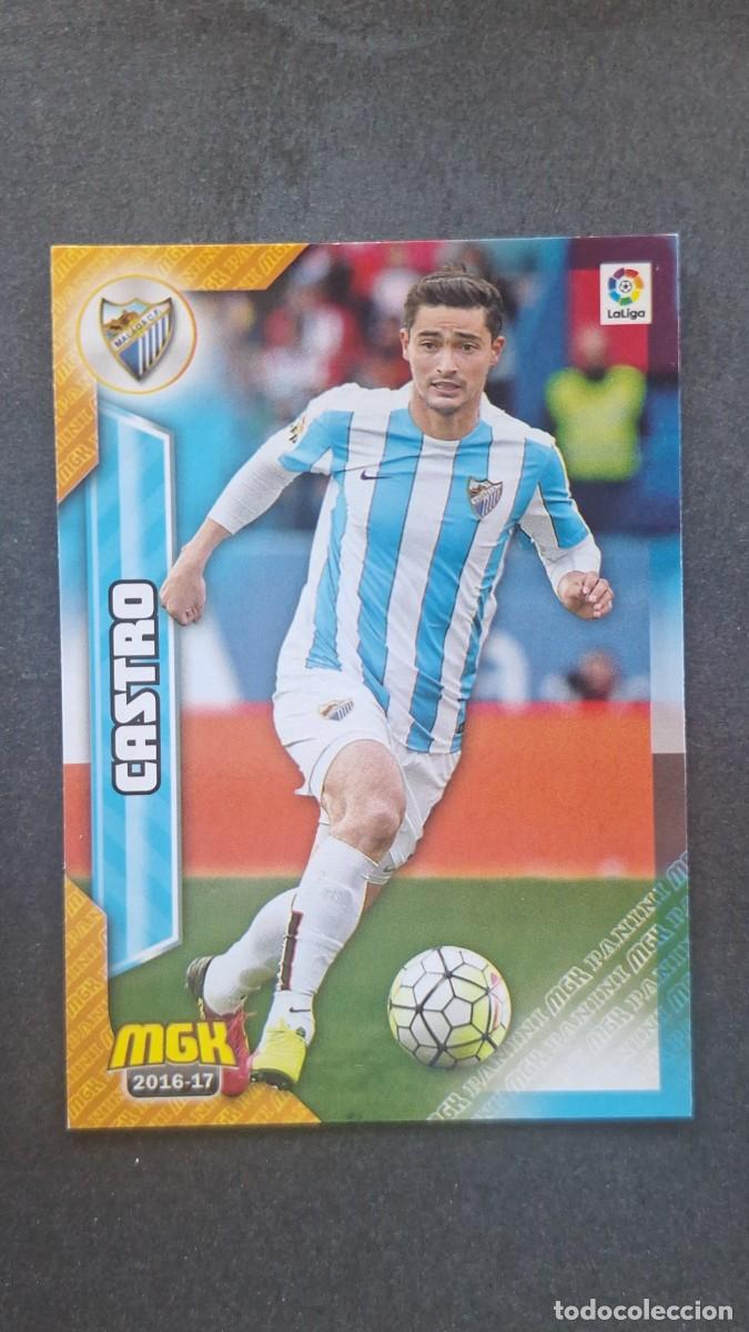 Cromos de f&uacute;tbol: L1 CASTRO MALAGA C. F. 372 PANINI MEGACRACKS 2016 2017 16 17