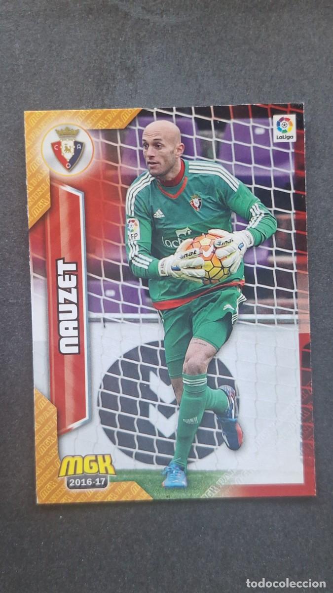Cromos de f&uacute;tbol: L1 NAUZET C. A. OSASUNA 381 PANINI MEGACRACKS 2016 2017 16 17