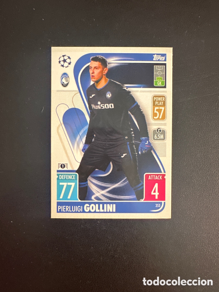 Cromos de f&uacute;tbol: GOLLINI ATALANTA N&Uacute;MERO 353 MATCH ATTAX 2021 2022