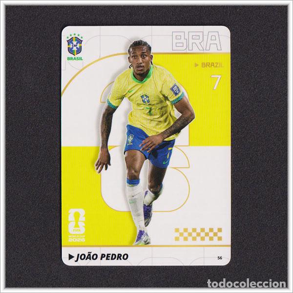 Fu&szlig;ball-Sticker: FIFA WORLD CUP 2026 PANINI KAYOU JOAO PEDRO 56 BRA BRASIL MUNDIAL ALBUM COLECCI&Oacute;N - ULTRA BOX