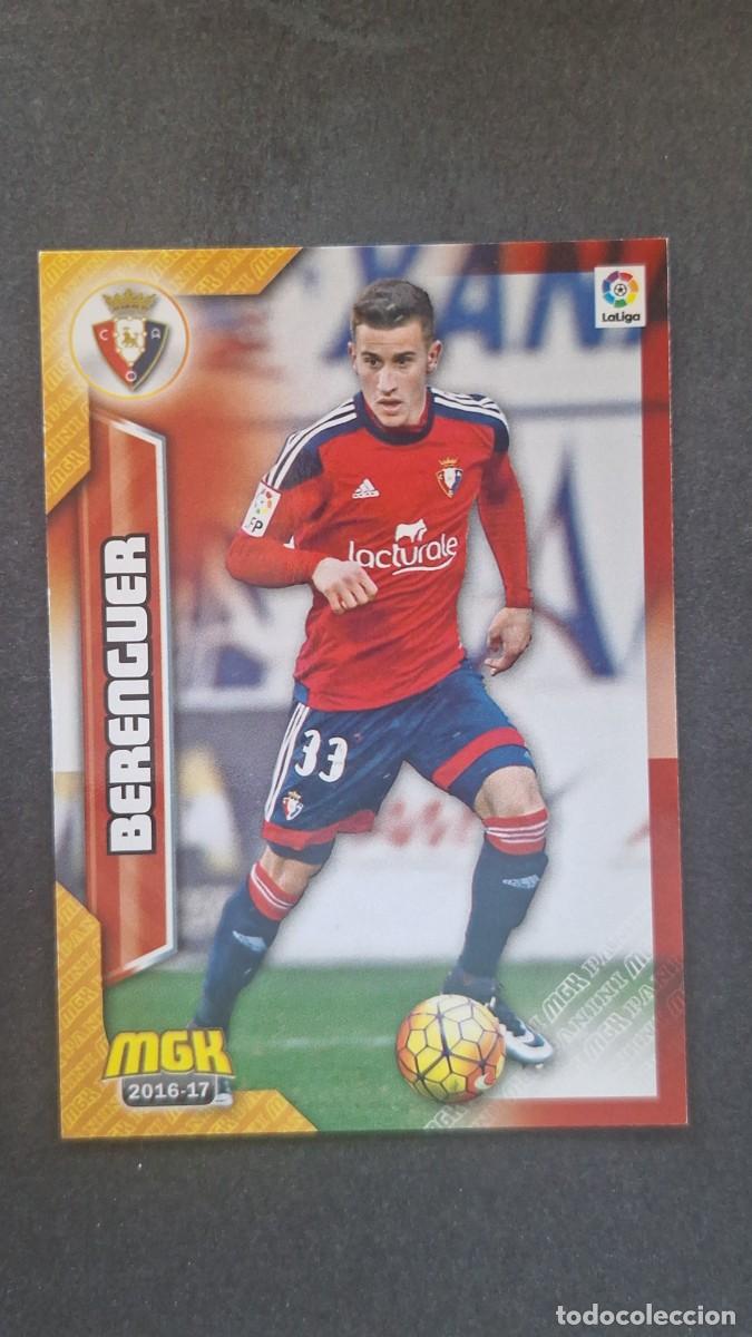 Fu&szlig;ball-Sticker: L1 BERENGUER C. A. OSASUNA 396 PANINI MEGACRACKS 2016 2017 16 17