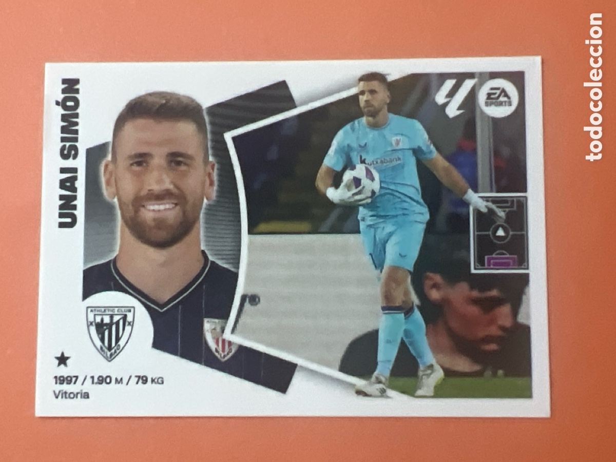 Fu&szlig;ball-Sticker: C4399. UNAI SIMON - ATHLETIC CLUB BILBAO N&ordm; 3 LIGA ESTE 2024 2025 - 24 25