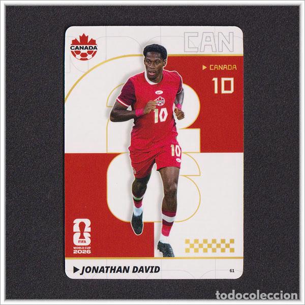 Fu&szlig;ball-Sticker: FIFA WORLD CUP 2026 PANINI KAYOU JONATHAN DAVID 61 CAN CANAD&Aacute; MUNDIAL ALBUM COLECCI&Oacute;N - ULTRA BOX