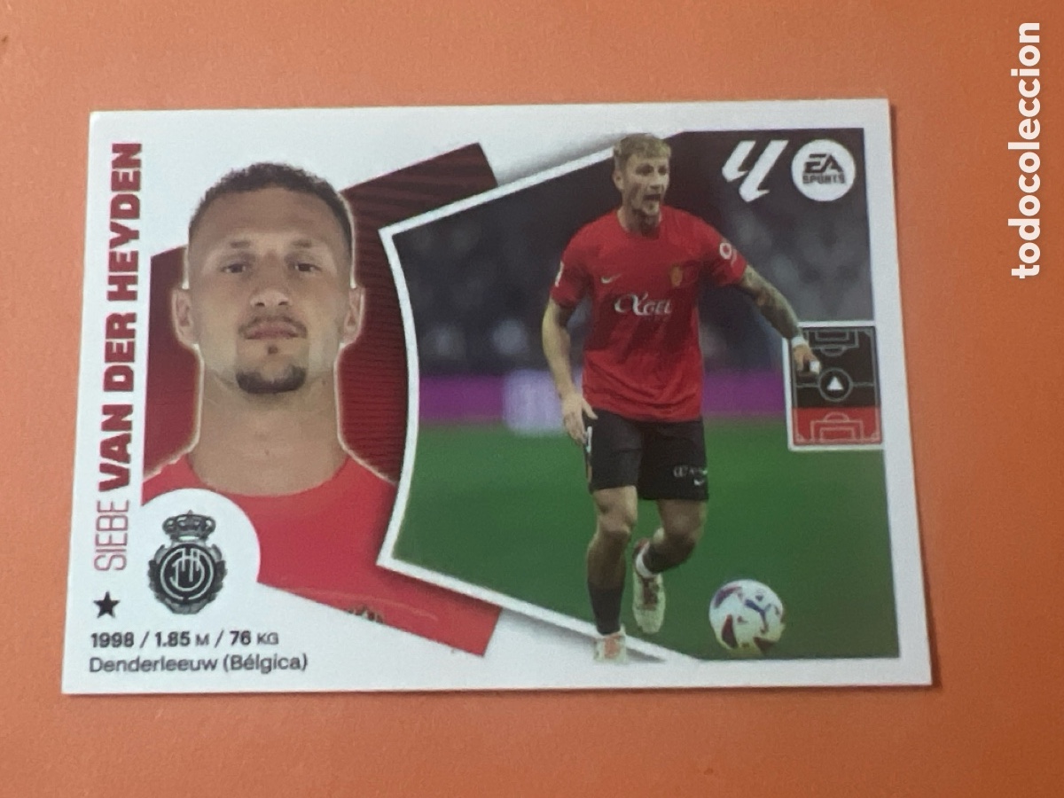 Football Stickers: C4404. 9B VAN DER HEYDEN RCD MALLORCA LIGA ESTE 2024 2025 PANINI 24 25