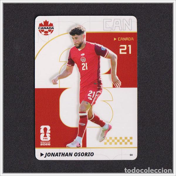 Football Stickers: FIFA WORLD CUP 2026 PANINI KAYOU JONATHAN OSORIO 64 CAN CANAD&Aacute; MUNDIAL ALBUM COLECCI&Oacute;N - ULTRA BOX