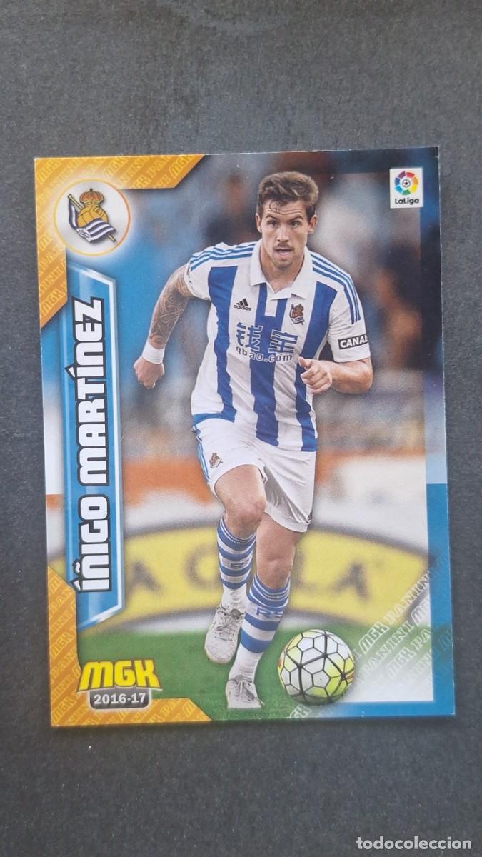 Cromos de f&uacute;tbol: L1 I&Ntilde;IGO MARTINEZ REAL SOCIEDAD 412 PANINI MEGACRACKS 2016 2017 16 17