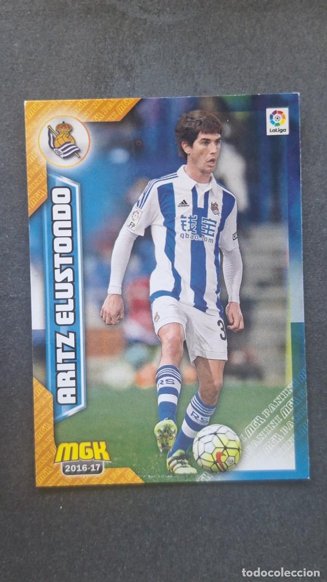 Cromos de f&uacute;tbol: L1 ARITZ ELUSTONDO REAL SOCIEDAD 413 PANINI MEGACRACKS 2016 2017 16 17