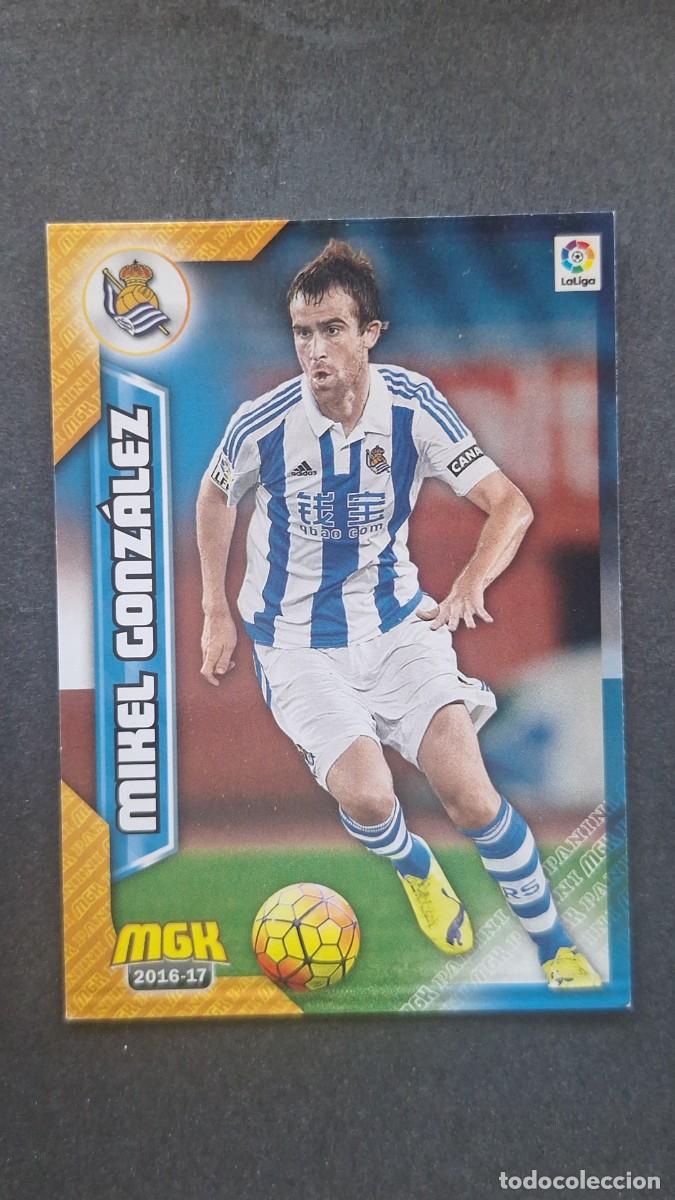 Cromos de f&uacute;tbol: L1 MIKEL GONZALEZ REAL SOCIEDAD 414 PANINI MEGACRACKS 2016 2017 16 17