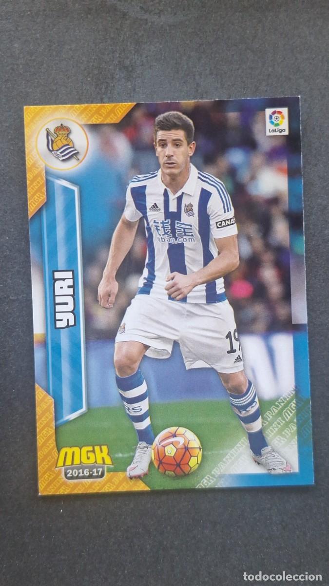 Cromos de f&uacute;tbol: L1 YURI REAL SOCIEDAD 415 PANINI MEGACRACKS 2016 2017 16 17