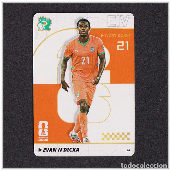 Fu&szlig;ball-Sticker: FIFA WORLD CUP 2026 PANINI KAYOU N'DICKA 66 CIV COSTA DE MARFIL MUNDIAL ALBUM COLECCI&Oacute;N - ULTRA BOX