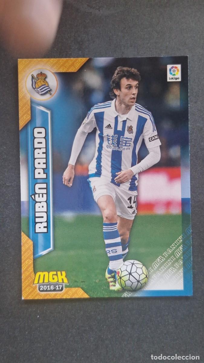 Cromos de f&uacute;tbol: L1 RUBEN PARDO REAL SOCIEDAD 419 PANINI MEGACRACKS 2016 2017 16 17