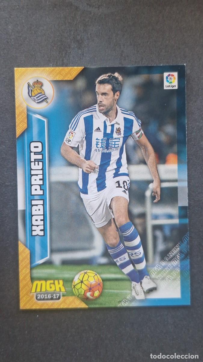Cromos de f&uacute;tbol: L1 XABI PRIETO REAL SOCIEDAD 420 PANINI MEGACRACKS 2016 2017 16 17