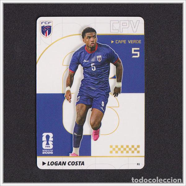 Cromos de f&uacute;tbol: FIFA WORLD CUP 2026 PANINI LOGAN COSTA 81 CPV CABO VERDE MUNDIAL ALBUM COLECCI&Oacute;N - ULTRA BOX