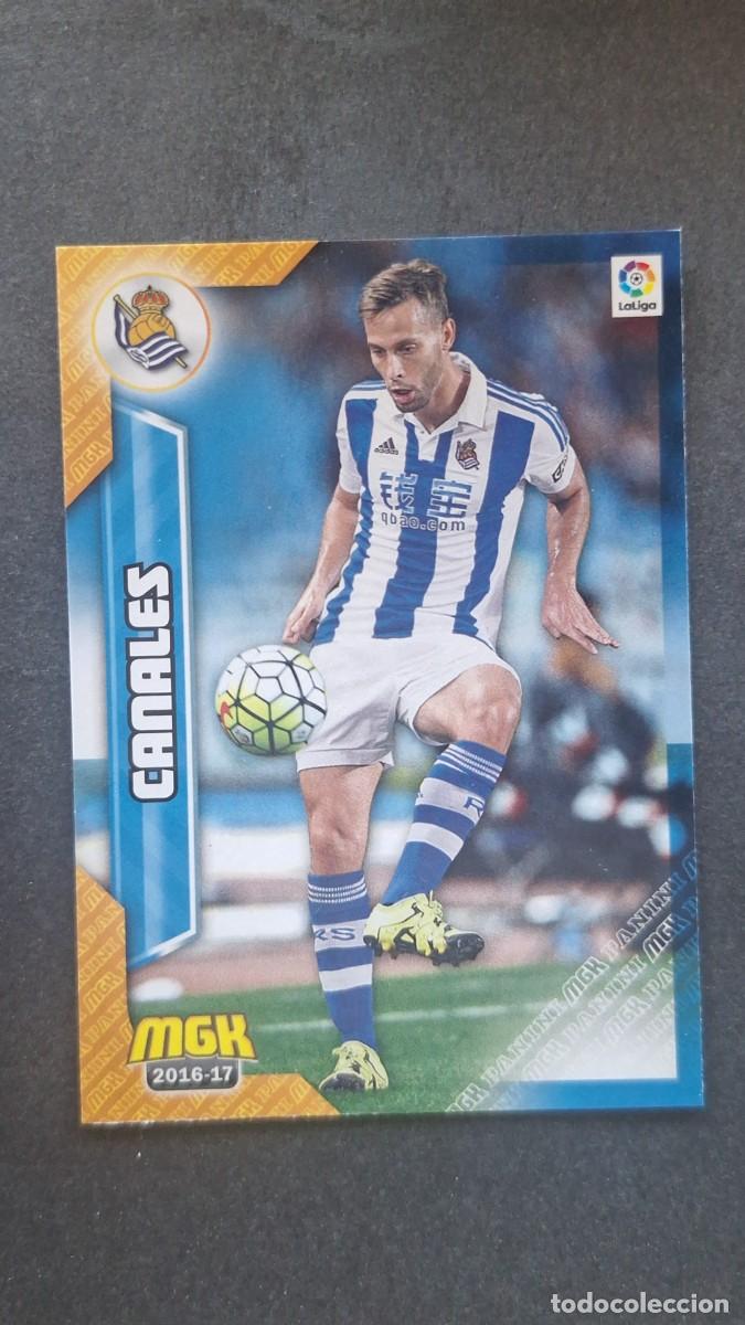 Cromos de f&uacute;tbol: L1 CANALES REAL SOCIEDAD 421 PANINI MEGACRACKS 2016 2017 16 17