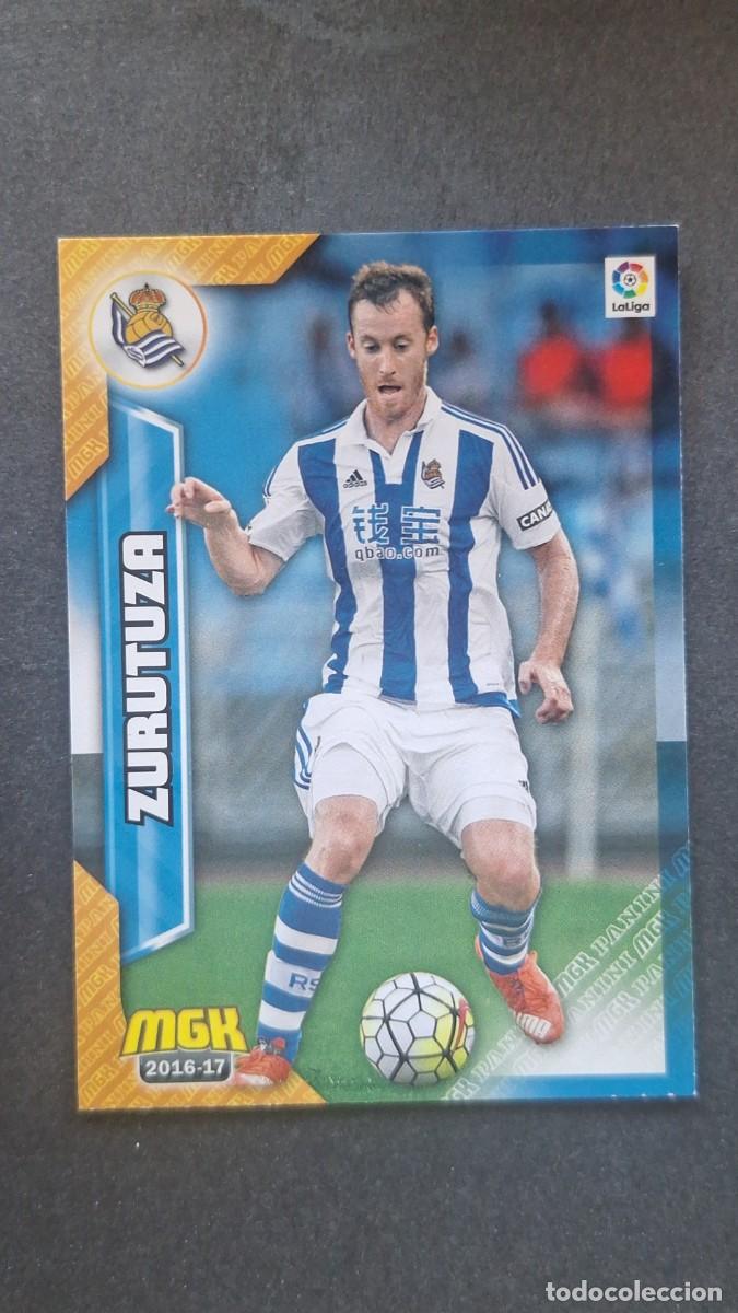 Cromos de f&uacute;tbol: L1 ZURUTUZA REAL SOCIEDAD 422 PANINI MEGACRACKS 2016 2017 16 17