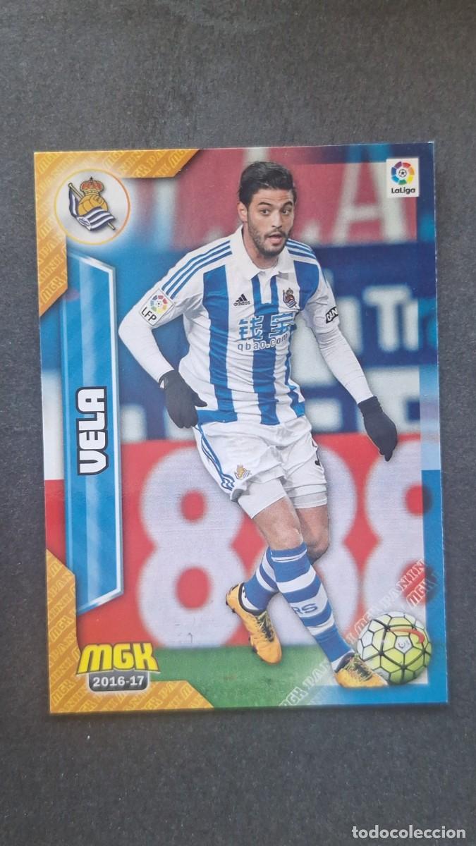 Cromos de f&uacute;tbol: L1 VELA REAL SOCIEDAD 423 PANINI MEGACRACKS 2016 2017 16 17