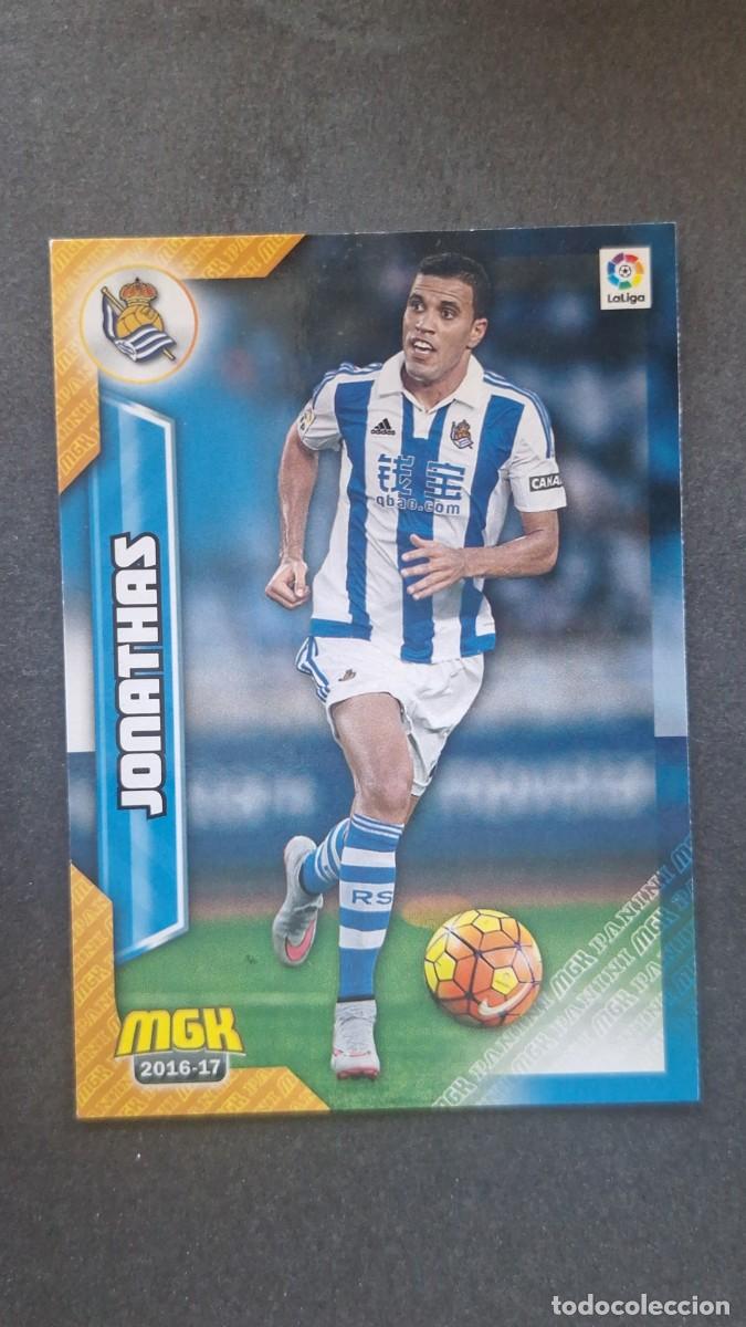 Cromos de f&uacute;tbol: L1 JONATHAS REAL SOCIEDAD 425 PANINI MEGACRACKS 2016 2017 16 17