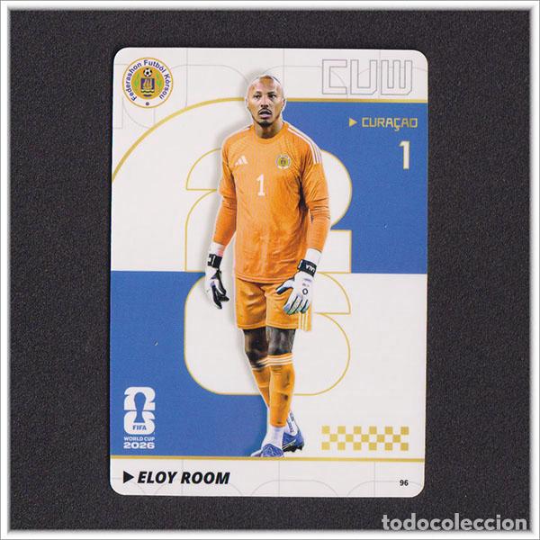 Football Stickers: FIFA WORLD CUP 2026 PANINI KAYOU ELOY ROOM 96 CUW CURAZAO MUNDIAL ALBUM COLECCI&Oacute;N - ULTRA BOX
